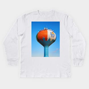 Beach Ball Water Tower in Ocean City, MD Kids Long Sleeve T-Shirt